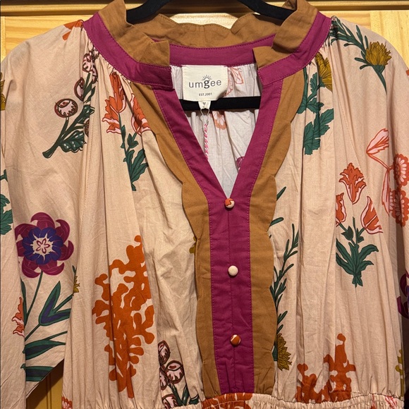 Umgee floral maxi dress medium - Picture 3 of 5